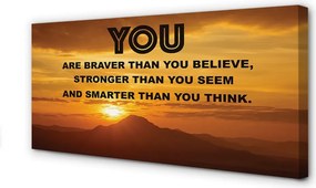 Duży obraz na płótnie Słoneczne Hasło pod Niebem