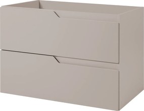 Szafka łazienkowa wisząca pod umywalkę, kaszmir, 80 x 57 x 46 cm