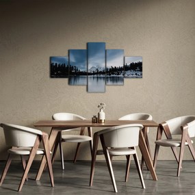 Obraz - Na zamarzniętym jeziorze (125x70 cm)