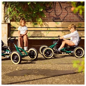 Berg gokart na pedały buddy retro green do 50 kg