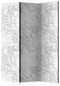Parawan akustyczny Tła i desenie 135x172 cm 3-częściowy czarny ARTGEIST B