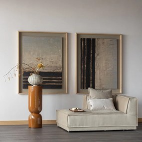 Metalowy kwietnik ø 32 cm (wysokość 95 cm) Toval – WOOOD