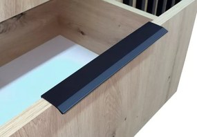 Komoda z lamelami Sophie 105cm szuflady drzwi nowoczesna sypialnia przedpokój