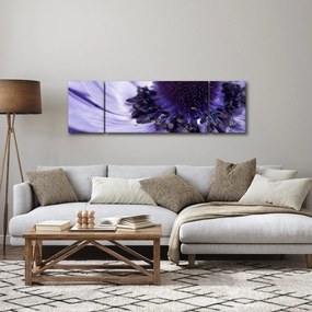 Obraz - Fioletowy kwiat (170x50 cm)