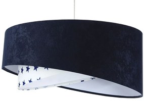 Granatowa lampa wisząca dziecięca - EXX10-Turus