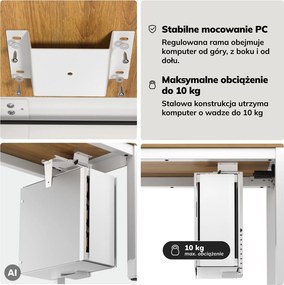 Uchwyt na komputer PC Holder biały