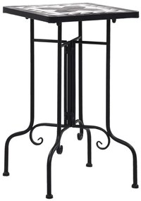 Czarno-biały stolik ceramiczny K6-E07
