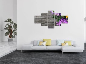 Obraz - kwiaty polne (125x70 cm)