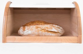 Drewniany chlebak, pojemnik na pieczywo, 39x25x21cm, ZELLER