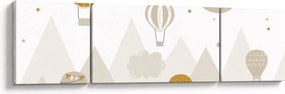 Obraz - Latające balony (170x50 cm)