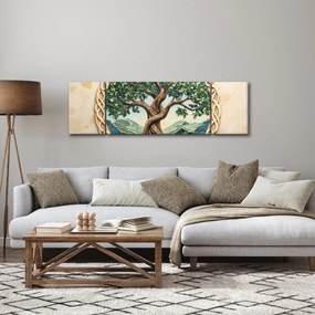 Obraz – Splecione drzewo życia (170x50 cm)