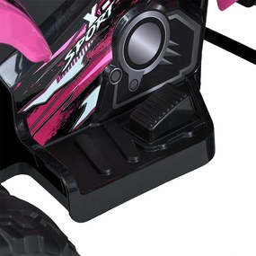 Elektryczny quad dla dzieci, 12V, różowy