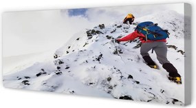 Obraz na płótnie Pasja Górskiej Wspinaczki
