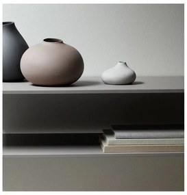 Jasnoszare porcelanowe wazony zestaw 3 szt. (wysokość 9 cm) Nona – Blomus