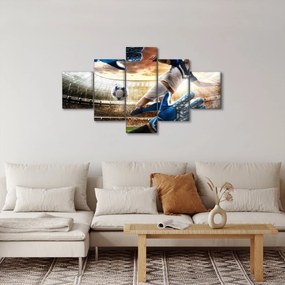 Obraz - Piłkarz (125x70 cm)