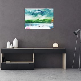Obraz - Wymarzony krajobraz (70x50 cm)