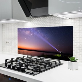 Szkło do Kuchni na Ścianę Magiczna Noc pod Gwiazdami