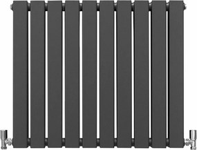 Grzejniki panelowe designerskie, antracytowo-szare, 600 mm x 700 mm