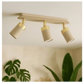 Brilagi - Oświetlenie punktowe POKER 3xGU10/25W/230V beżowy