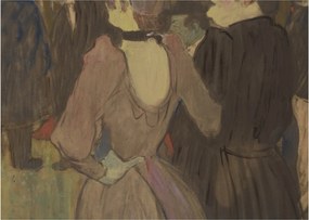 Obraz - Henri de Toulouse-Lautrec, La Goulue and Her Sister, reprodukcje (70x50 cm)