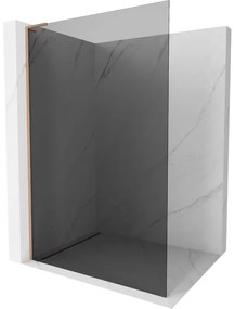 Mexen Kioto L ścianka prysznicowa Walk-in 70 x 200 cm, grafit, miedź szczotkowana - 800-070-103-65-40