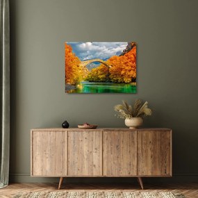 Obraz na szkle - Most Konitsa (70x50 cm)
