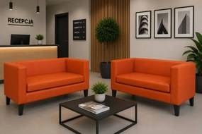 Sofa Monaco : Kolor nogi - Venge, Kolor tkaniny - EKO-SKÓRA - 20D, Typ tkaniny - Eko-skóra , Wysokość nogi - 20 cm