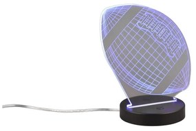 Czarna lampa stołowa LED (wys. 21,5 cm) Football – Trio