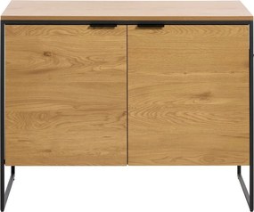 Komoda w dekorze dębu w naturalnym kolorze 104,5x80x45 cm Cesura – Unique Furniture