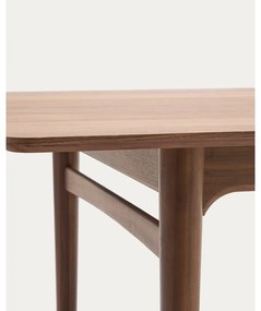 Rozkładany stół z dodatkowym blatem w dekorze orzecha 100x200 cm Elan – Kave Home