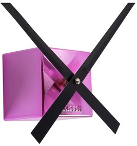 Karlsson KA5974PI designerski zegar ściennysamoprzylepny różowy, średnica  80 cm