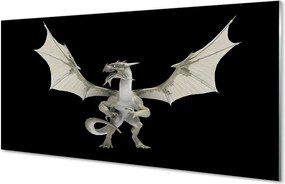 Panel Kuchenny Szklany Legendarny Biały Smok