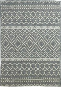 HOMCOM Dywan do użytku wewnętrznego i zewnętrznego, w stylu Boho, łatwy w czyszczeniu, Szary