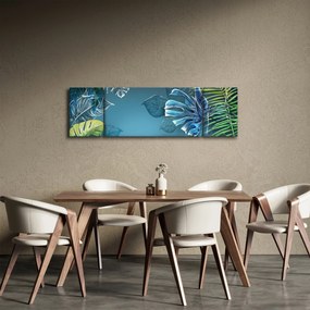 Obraz - Liście roślin tropikalnych (170x50 cm)