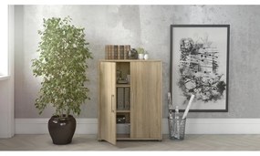 Regał modułowy w dekorze dębu 89x113 cm Prima – Tvilum