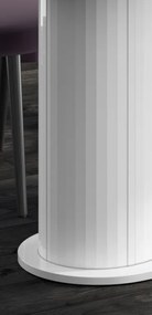 Owalny stół z rozkładanym blatem Cesaro Hubertus dąb