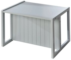 Szara ławka dziecięca Country Style – Roba