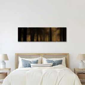 Obraz - Ciemny las (170x50 cm)