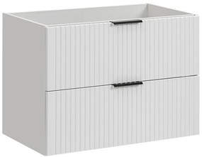 Biała szafka na umywalkę z szufladami 80 cm W5-Z11