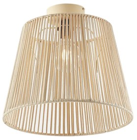 Zewnetrzna Zewnętrzna lampa sufitowa z beżowym sznurem IP54 - JaylaJapandi Oswietlenie zewnetrzne
