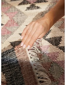 Szary dywan z juty tkany ręcznie 80x150 cm Roya Parsa – Elle Decoration