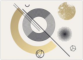 Obraz - Kształty geometryczne N⁰2 (70x50 cm)