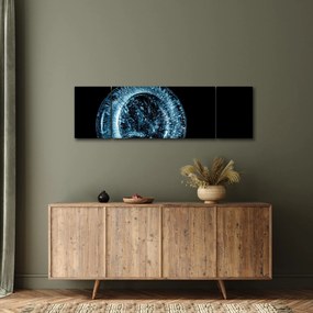 Obraz kropli lodu (170x50 cm)