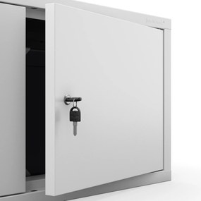 Nadstawka na szafę EWA Compact 800 x 380 x 400 mm, biała