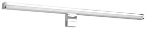 Kinkiet LED w kolorze błyszczącego srebra (dł. 60 cm) Lino – Trio