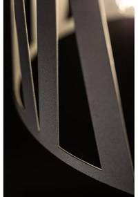 Czarna lampa wisząca z metalowym kloszem ø 39,5 cm Melody – GTV