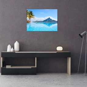 Obraz  - Bora-Bora, Polinezja Francuska (70x50 cm)