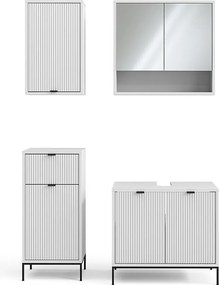 Zestaw mebli łazienkowych biały 70x45x63 eliza