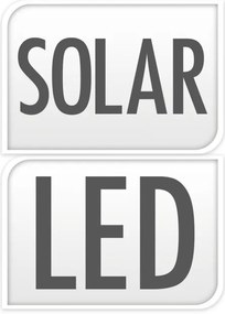 Lampion ogrodowy solarny, metalowy, plecionka wiedeńska,