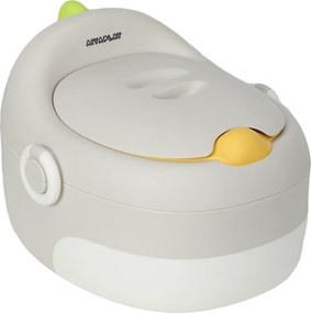 AIYAPLAY 3 w 1 Nocnik dla dzieci, zdejmowane siedzisko, poduszka z eko-skóry, do 50 kg, 6 miesięcy do 6 lat, Szary